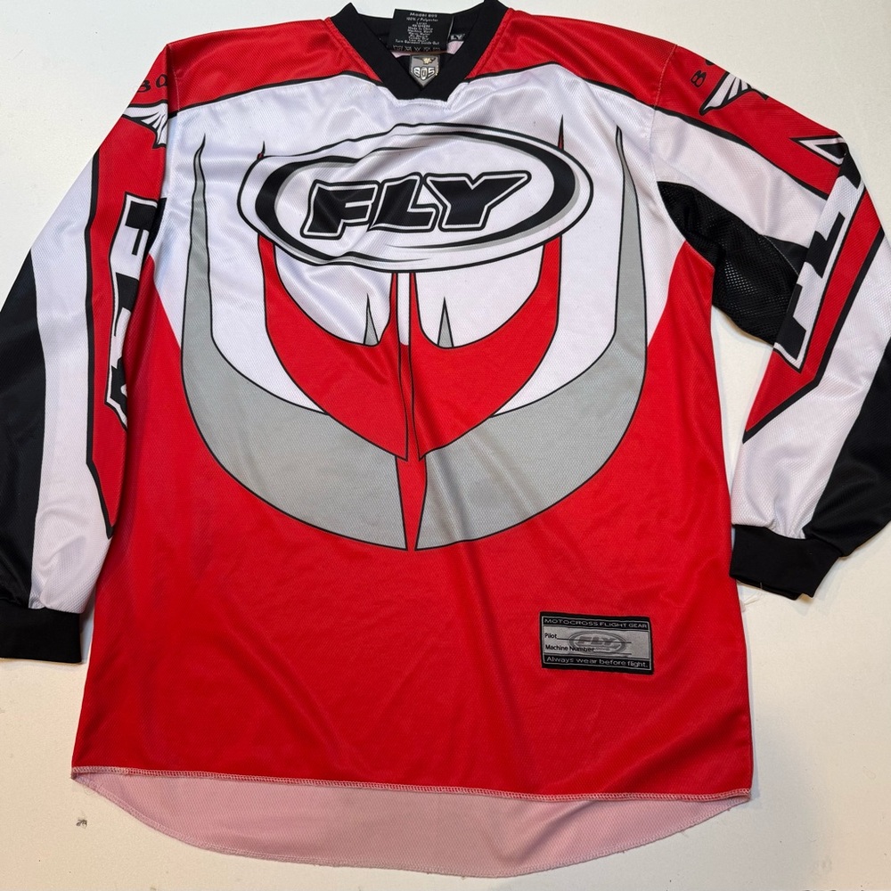Red and Black Men's Jersey